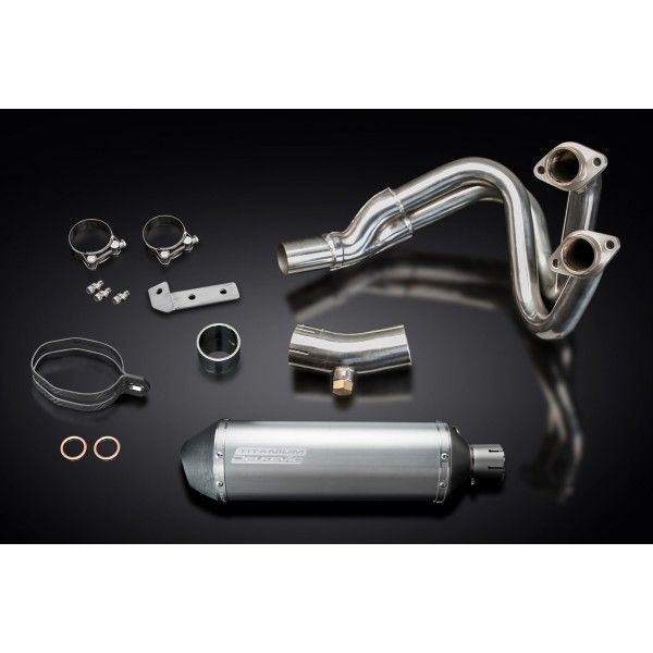 Delkevic volledig systeem X-Oval Titanium 343mm - ER6N/F (2012-2016)