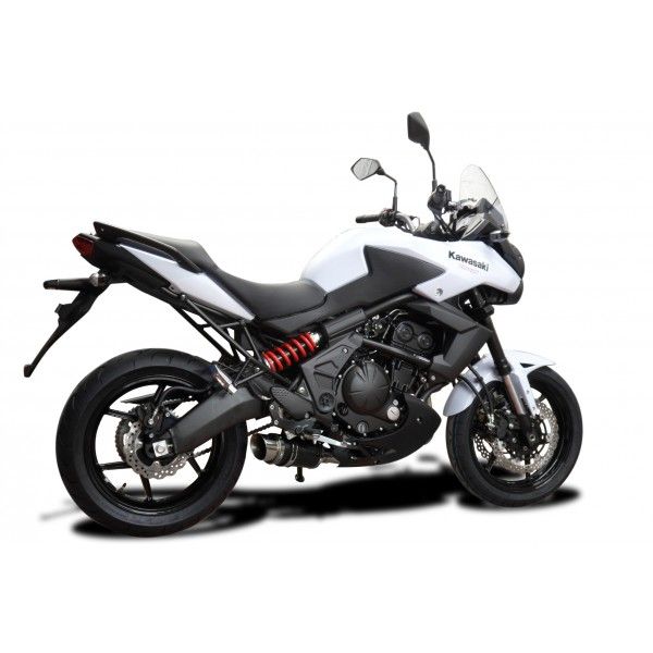 Delkevic volledig systeem Round Carbon 200mm - KLE650 VERSYS (2007-2014)