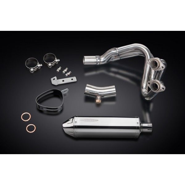 Delkevic volledig systeem Tri-Oval RVS 320mm - KLE650 VERSYS (2007-2014)