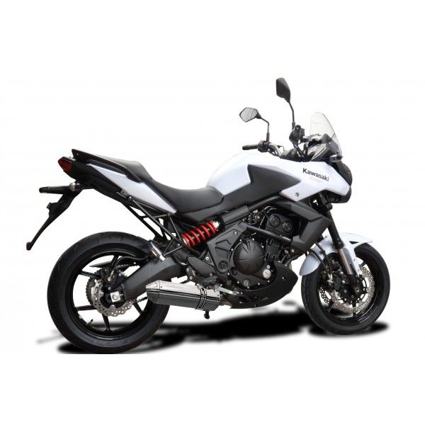 Delkevic volledig systeem Tri-Oval RVS 320mm - KLE650 VERSYS (2007-2014)