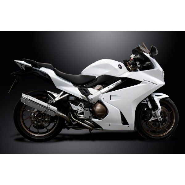 Delkevic volledig systeem Round RVS 350mm - VFR800F 14-19 VFR800X 15-18