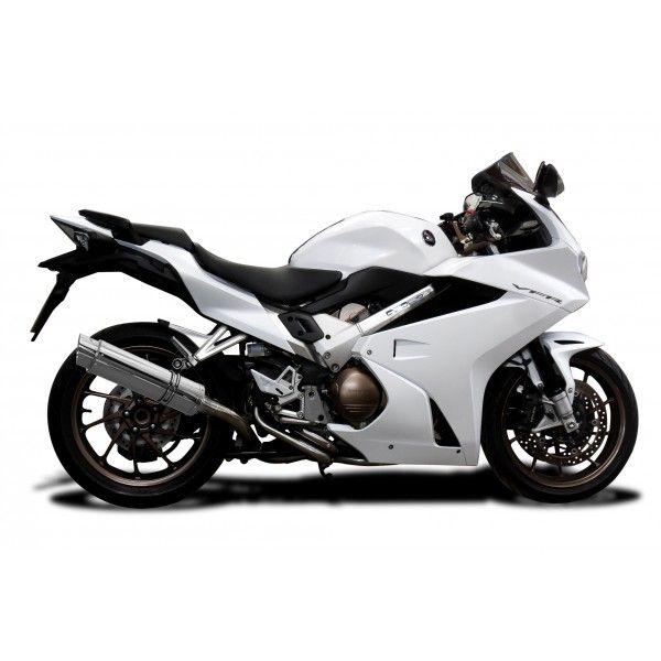 Delkevic volledig systeem Round RVS 350mm - VFR800F 14-19 VFR800X 15-18