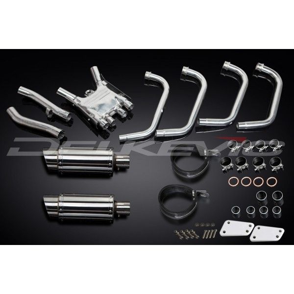 Delkevic volledig systeem Round RVS 200mm - XJR1200 (1995-1998)