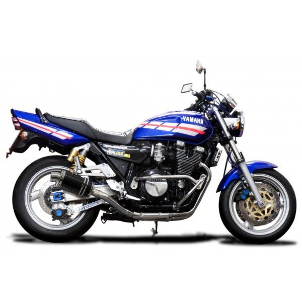 Delkevic volledig systeem Oval Carbon 225mm - XJR1200 (1995-1998)