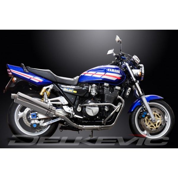 Delkevic volledig systeem Oval RVS 450mm - XJR1200 (1995-1998)