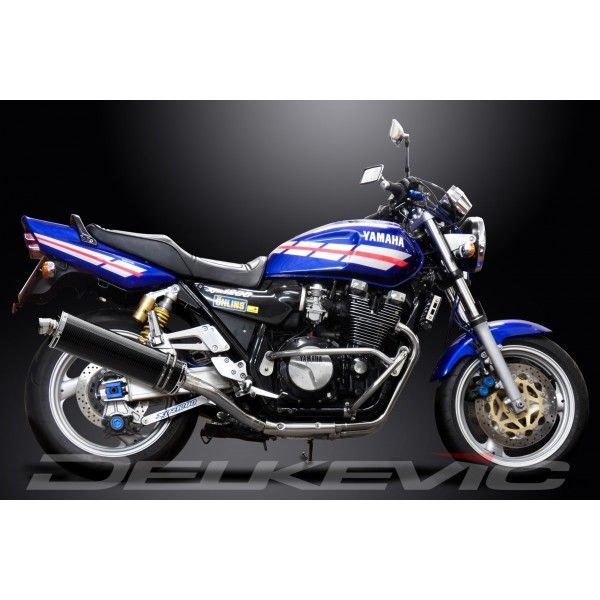 Delkevic volledig systeem Oval Carbon 450mm - XJR1200 (1995-1998)