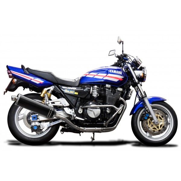 Delkevic volledig systeem Oval Carbon 450mm - XJR1200 (1995-1998)