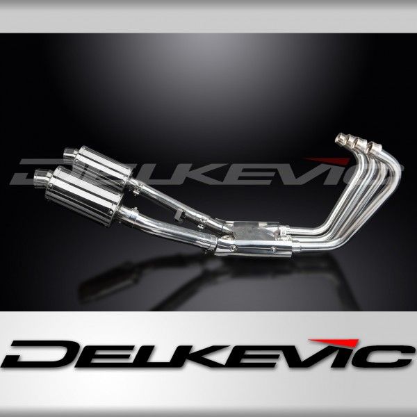 Delkevic volledig systeem Oval RVS 225mm - XJR1200 (1995-1998)