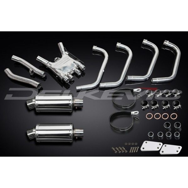 Delkevic volledig systeem Oval RVS 225mm - XJR1200 (1995-1998)
