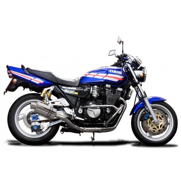 Delkevic volledig systeem Oval RVS 225mm - XJR1200 (1995-1998)
