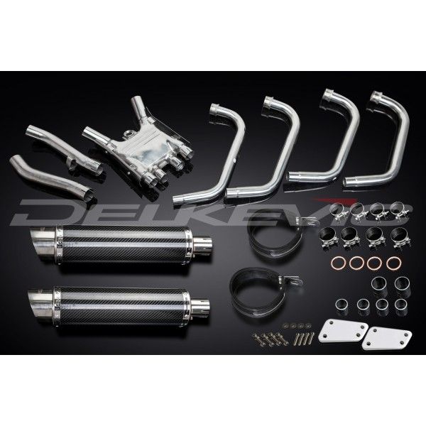 Delkevic volledig systeem Round Carbon 350mm - XJR1200 (1995-1998)