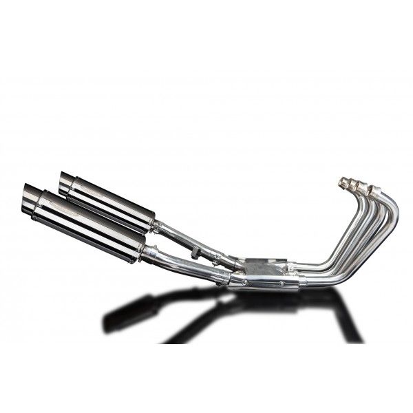 Delkevic volledig systeem Round RVS 350mm - XJR1200 (1995-1998)