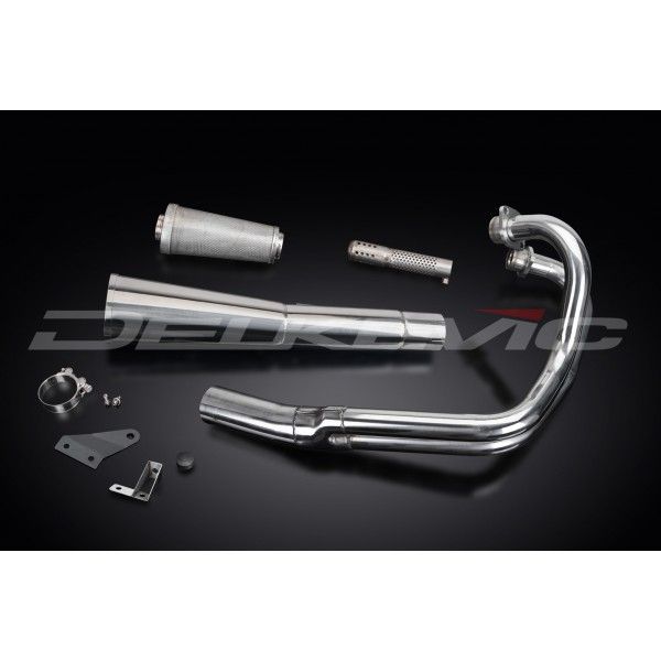 Delkevic volledig systeem Megaphone RVS 550mm - XS650B (1974-1979)