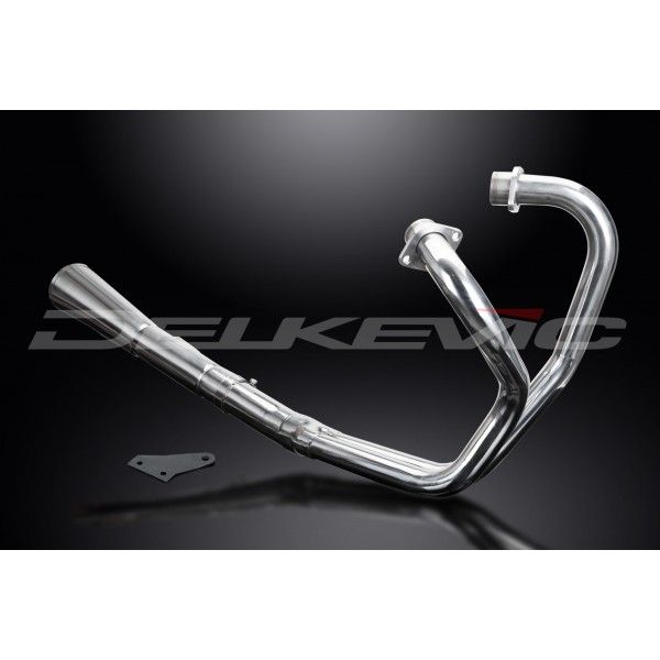 Delkevic volledig systeem Megaphone RVS 550mm - XS650B (1974-1979)