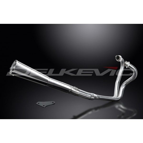 Delkevic volledig systeem Megaphone RVS 550mm - XS650B (1974-1979)
