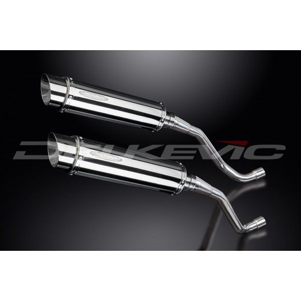 Delkevic slip-on kit Round RVS 350mm - XT660X Supermoto (2004-2016)