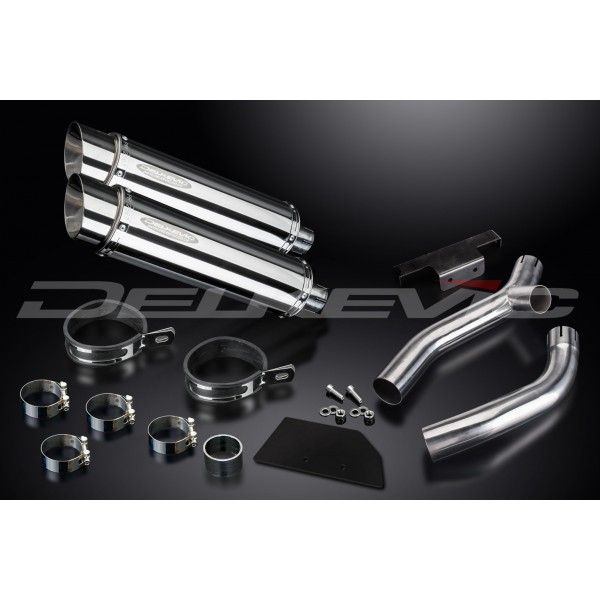 Delkevic slip-on kit Round RVS 350mm - XT660Z TENERE (2008-2016)