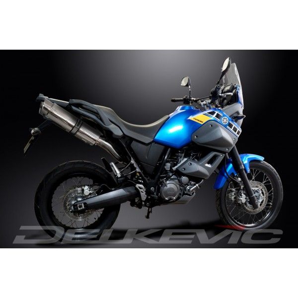 Delkevic slip-on kit Round RVS 350mm - XT660Z TENERE (2008-2016)