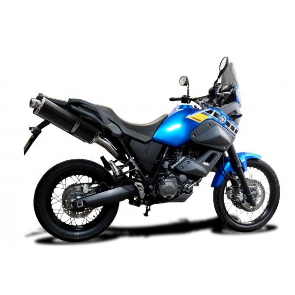 Delkevic slip-on kit Oval Carbon 450mm - XT660Z TENERE (2008-2016)