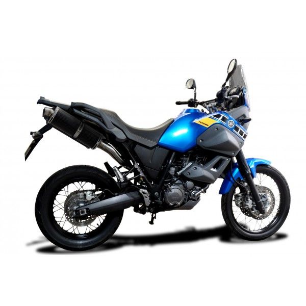 Delkevic slip-on kit Oval Carbon 350mm - XT660Z TENERE (2008-2016)