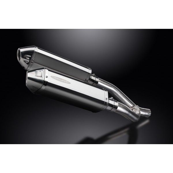 Delkevic slip-on kit Tri-Oval RVS 320mm - XT660Z TENERE (2008-2016)