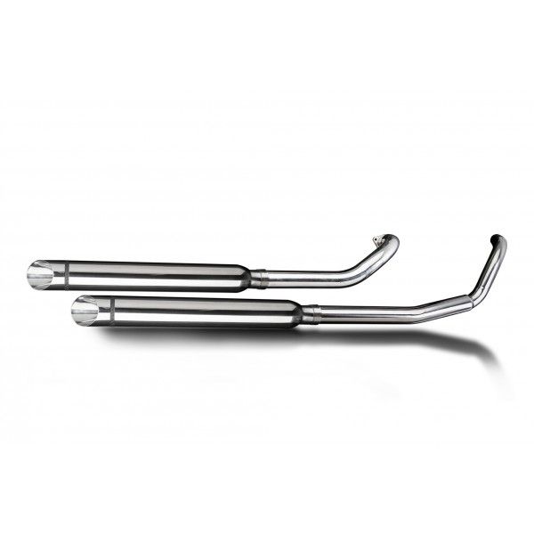 Delkevic volledig systeem Round RVS 550mm - XVS650 DragStar (1997-2003)