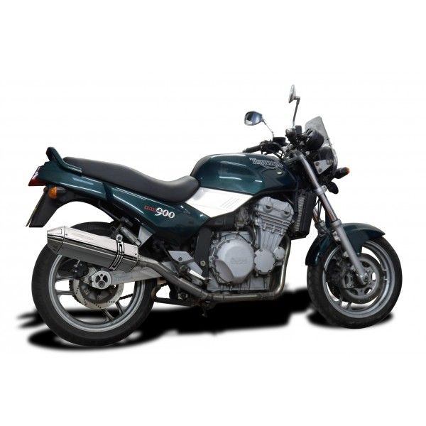 Delkevic slip-on kit Tri-Oval RVS 320mm - Trident 750/900 (1991-1993)