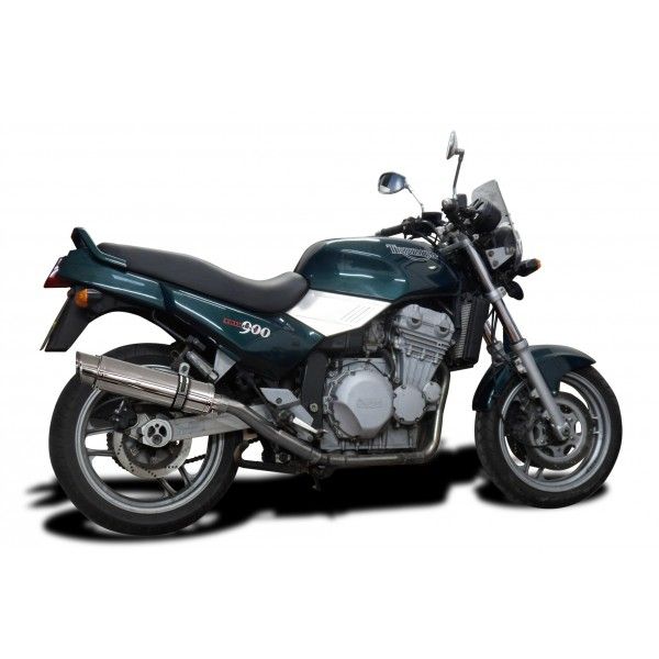 Delkevic slip-on kit Round RVS 350mm - Trident 750/900 (1991-1993)