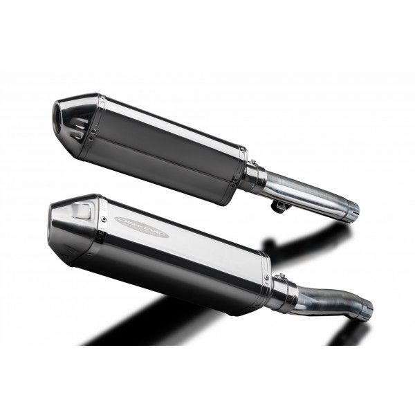 Delkevic slip-on kit Tri-Oval RVS 320mm - Trident 750 (1994-1998)