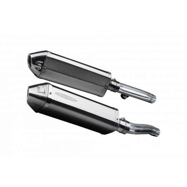 Delkevic slip-on kit Tri-Oval RVS 320mm - Trident Sprint 900 (1994-1997)