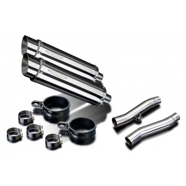 Delkevic slip-on kit Round RVS 350mm - Trident Sprint 900 (1994-1997)