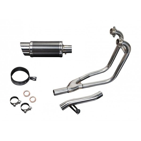 Delkevic volledig systeem Round Carbon 200mm - GS500E/F (1989-2009)