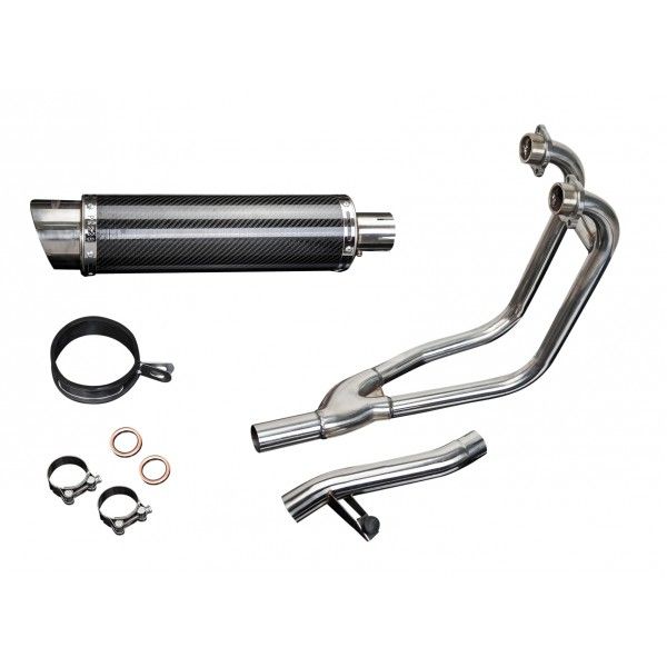 Delkevic volledig systeem Round Carbon 350mm - GS500E/F (1989-2009)