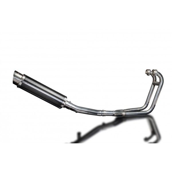 Delkevic volledig systeem Round Carbon 350mm - GS500E/F (1989-2009)