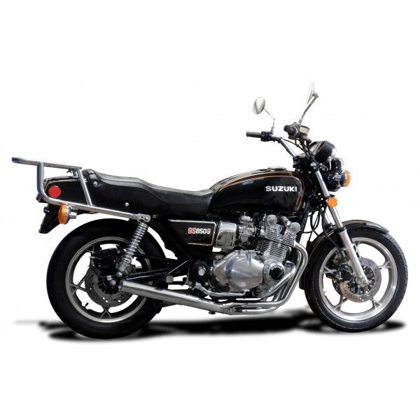 Delkevic volledig systeem Short Straight RVS 350mm - GS850G (1979-1981)