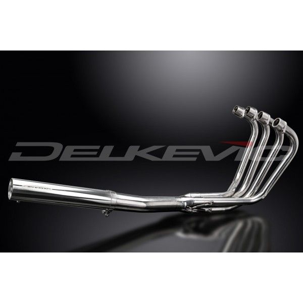 Delkevic volledig systeem Short Straight RVS 350mm - GS850L (1982-1984)