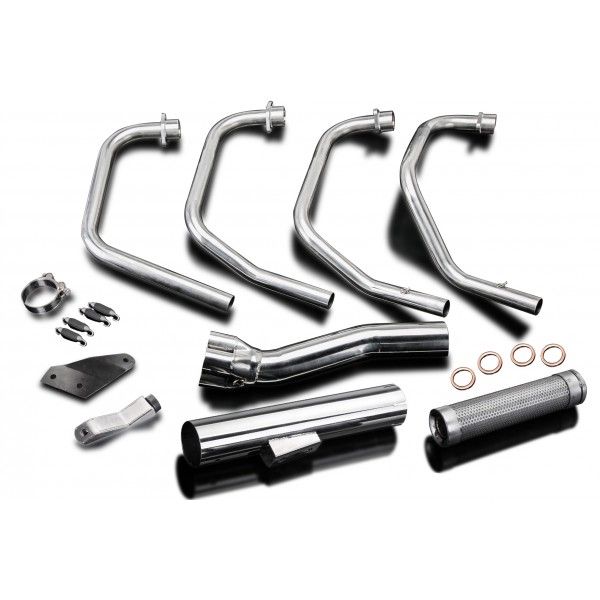 Delkevic volledig systeem Short Straight RVS 350mm - GS850L (1982-1984)