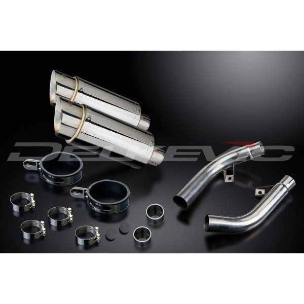 Delkevic slip-on kit Round RVS 200mm - CBF1000 (2006-2011)