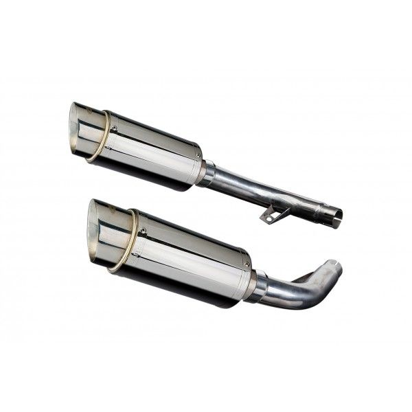 Delkevic slip-on kit Round RVS 200mm - CBF1000 (2006-2011)