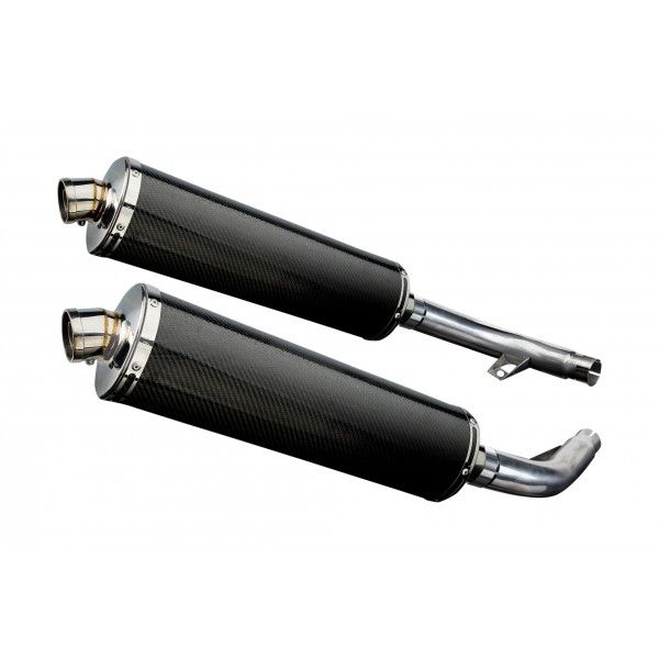 Delkevic slip-on kit Oval Carbon 450mm - CBF1000 (2006-2011)