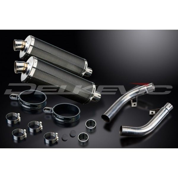 Delkevic slip-on kit Oval Carbon 350mm - CBF1000 (2006-2011)