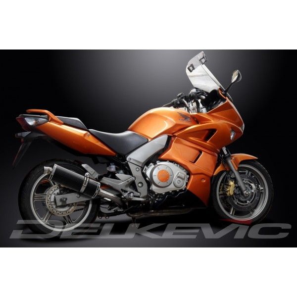 Delkevic slip-on kit Oval Carbon 350mm - CBF1000 (2006-2011)