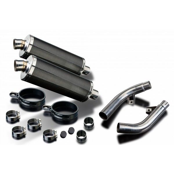 Delkevic slip-on kit Oval Carbon 350mm - CBF1000 (2006-2011)