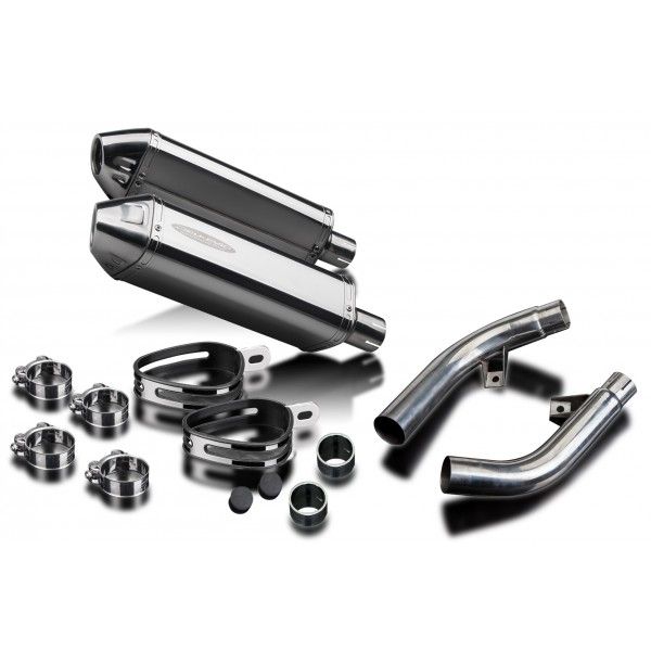 Delkevic slip-on kit Tri-Oval RVS 320mm - CBF1000 (2006-2011)