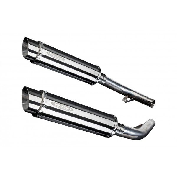 Delkevic slip-on kit Round RVS 350mm - CBF1000 (2006-2011)