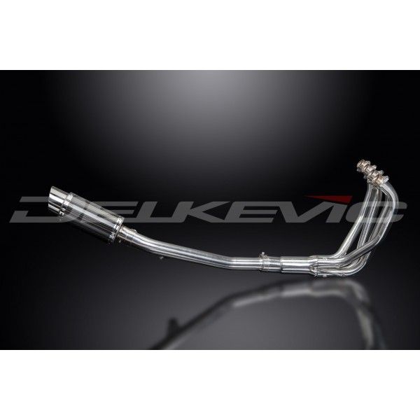 Delkevic volledig systeem Round Carbon 200mm - GSX750 (1998-2002)