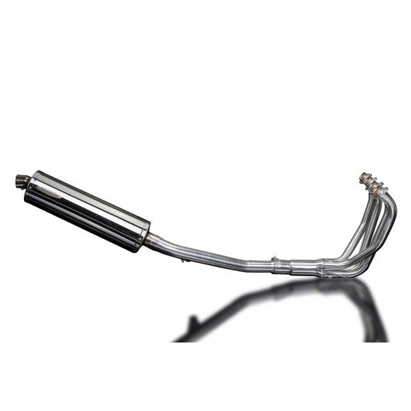 Delkevic volledig systeem Oval RVS 450mm - GSX750 (1998-2002)