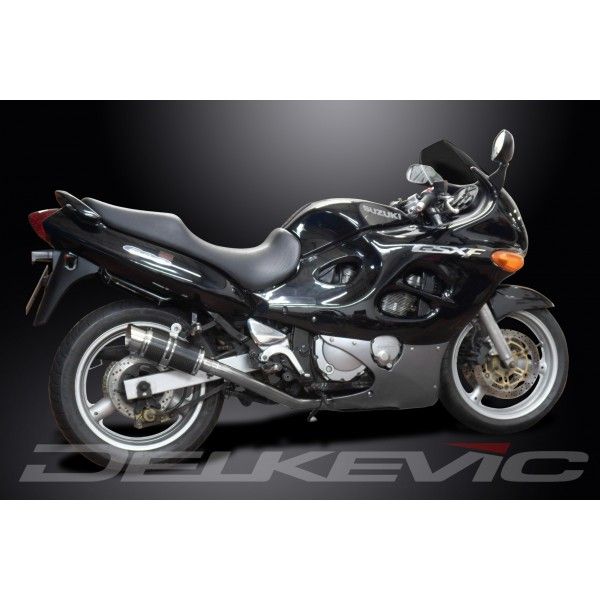 Delkevic volledig systeem Round Carbon 200mm - GSX750F SPORTS (1998-2006)