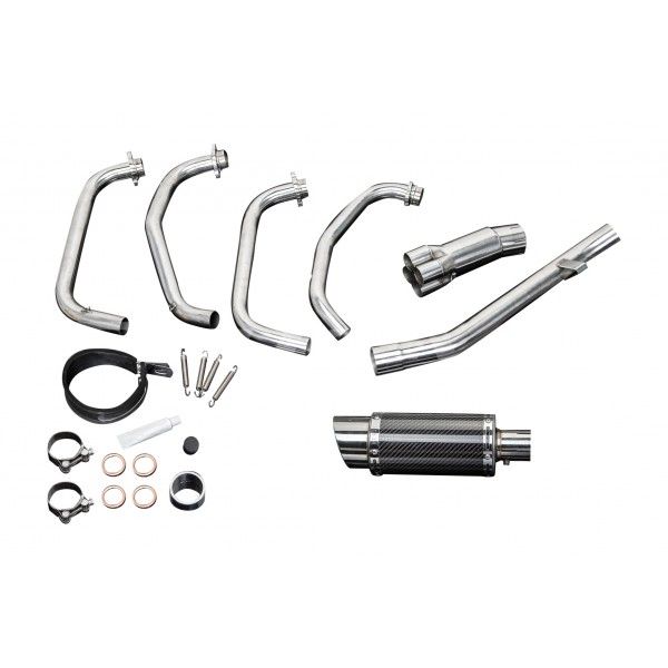 Delkevic volledig systeem Round Carbon 200mm - GSX750F SPORTS (1998-2006)