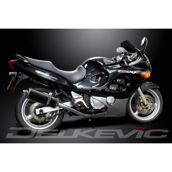 Delkevic volledig systeem Oval Carbon 350mm - GSX750F SPORTS (1998-2006)